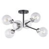 Cheap 🌟 Patriot Lighting® Orbit Oil Rubbed Bronze 6 Light Semi-Flush Mount Ceiling Light ✔️ -Patriot Lighting Sales C0132