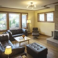 Cheap 🌟 Patriot Lighting® Orbit Oil Rubbed Bronze 6 Light Semi-Flush Mount Ceiling Light ✔️ -Patriot Lighting Sales C0132 L1