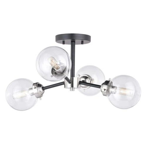 Coupon ⌛ Patriot Lighting® Orbit Satin Nickel 4 Light Semi-Flush Mount Ceiling Light 🔥 3 Coupon ⌛ Patriot Lighting® Orbit Satin Nickel 4 Light Semi-Flush Mount Ceiling Light 🔥