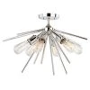 Top 10 😉 Patriot Lighting® Estelle Polished Nickel 6 Light Semi-Flush Mount Ceiling Light ❤️