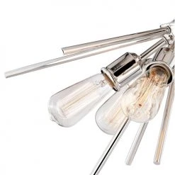 Top 10 😉 Patriot Lighting® Estelle Polished Nickel 6 Light Semi-Flush Mount Ceiling Light ❤️ -Patriot Lighting Sales C0161 3