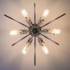 Top 10 😉 Patriot Lighting® Estelle Polished Nickel 6 Light Semi-Flush Mount Ceiling Light ❤️ -Patriot Lighting Sales C0161 L2