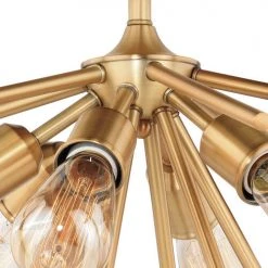 New ✔️ Patriot Lighting® Estelle Nautral Brass 6 Light Semi-Flush Mount Ceiling Light ✔️ 9 New ✔️ Patriot Lighting® Estelle Nautral Brass 6 Light Semi-Flush Mount Ceiling Light ✔️ -Patriot Lighting Sales C0162 2