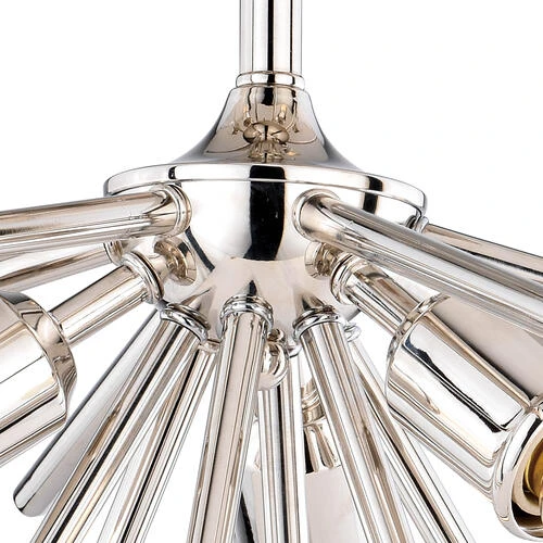 Brand new ⭐ Patriot Lighting® Estelle Polished Nickel 3 Light Semi-Flush Mount Ceiling Light ✔️ 5 Brand new ⭐ Patriot Lighting® Estelle Polished Nickel 3 Light Semi-Flush Mount Ceiling Light ✔️ - Image 3