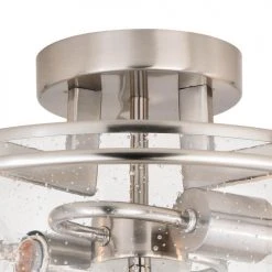 Buy 🔔 Patriot Lighting® Addison Satin Nickel Semi-Flush Mount Ceiling Light 🧨 12 Buy 🔔 Patriot Lighting® Addison Satin Nickel Semi-Flush Mount Ceiling Light 🧨 -Patriot Lighting Sales C0170 1