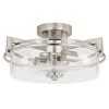 Buy 🔔 Patriot Lighting® Addison Satin Nickel Semi-Flush Mount Ceiling Light 🧨 -Patriot Lighting Sales C0170