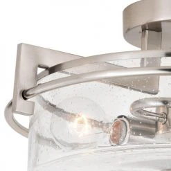 Buy 🔔 Patriot Lighting® Addison Satin Nickel Semi-Flush Mount Ceiling Light 🧨 13 Buy 🔔 Patriot Lighting® Addison Satin Nickel Semi-Flush Mount Ceiling Light 🧨 -Patriot Lighting Sales C0170 2