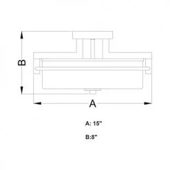Buy 🔔 Patriot Lighting® Addison Satin Nickel Semi-Flush Mount Ceiling Light 🧨 19 Buy 🔔 Patriot Lighting® Addison Satin Nickel Semi-Flush Mount Ceiling Light 🧨 -Patriot Lighting Sales C0170 DWG