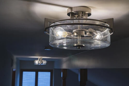 Buy 🔔 Patriot Lighting® Addison Satin Nickel Semi-Flush Mount Ceiling Light 🧨 8 Buy 🔔 Patriot Lighting® Addison Satin Nickel Semi-Flush Mount Ceiling Light 🧨 - Image 6