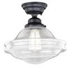 Top 10 🎉 Patriot Lighting® Huntley Oil Rubbed Bronze Semi-Flush Mount Ceiling Light ✨ -Patriot Lighting Sales C0177