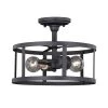 Best Pirce 😀 Patriot Lighting® Akron Oil Rubbed Bronze Semi-Flush Mount Ceiling Light 🥰 -Patriot Lighting Sales C0186