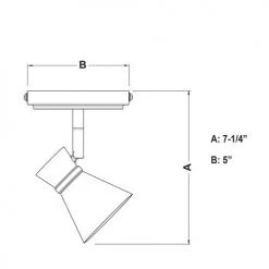 Hot Sale 💯 Patriot Lighting® Alto Brushed Nickel LED Flush Mount Ceiling Light ❤️ -Patriot Lighting Sales C0218 DWG
