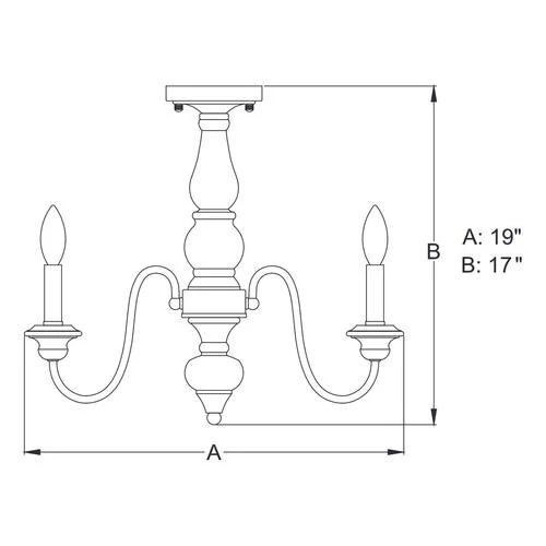 Wholesale ✔️ Patriot Lighting® Georgetown Oil Burnished Bronze Semi-Flush Mount Ceiling Light ✨ 6 Wholesale ✔️ Patriot Lighting® Georgetown Oil Burnished Bronze Semi-Flush Mount Ceiling Light ✨ - Image 4