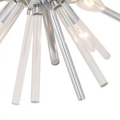 Cheap 🎁 Patriot Lighting® Aria Chrome Flush Mount Ceiling Light 🎁 -Patriot Lighting Sales C0235 2