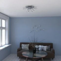 Cheap 🎁 Patriot Lighting® Aria Chrome Flush Mount Ceiling Light 🎁 -Patriot Lighting Sales C0235 L1