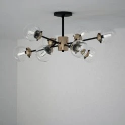 Top 10 🤩 Patriot Lighting® Orbit Oil Rubbed Bronze 9 Light Semi-Flush Mount Ceiling Light ✨ -Patriot Lighting Sales C0238 L2