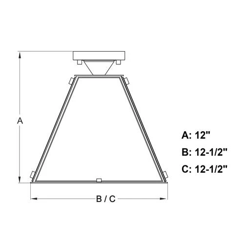Cheap ⭐ Patriot Lighting® Tremont Matte Black Semi-Flush Mount Ceiling Light ❤️ 7 Cheap ⭐ Patriot Lighting® Tremont Matte Black Semi-Flush Mount Ceiling Light ❤️ - Image 5