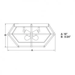 Budget 👍 Patriot Lighting® Bartlett Oil Rubbed Bronze 3 Light Flush Mount Ceiling Light ❤️ -Patriot Lighting Sales C0241 DWG
