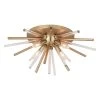 Outlet ❤️ Patriot Lighting® Aria Natural Brass Flush Mount Ceiling Light 🌟 1 Outlet ❤️ Patriot Lighting® Aria Natural Brass Flush Mount Ceiling Light 🌟 -Patriot Lighting Sales C0250