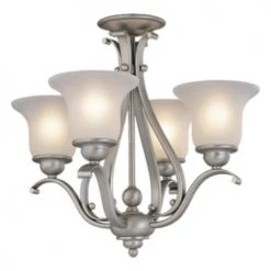 Coupon 🔔 Patriot Lighting® Monrovia Brushed Nickel 4 Light Chandelier ✔️ 8 Coupon 🔔 Patriot Lighting® Monrovia Brushed Nickel 4 Light Chandelier ✔️ -Patriot Lighting Sales CH35404BN 1