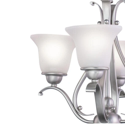 Coupon 🔔 Patriot Lighting® Monrovia Brushed Nickel 4 Light Chandelier ✔️ 5 Coupon 🔔 Patriot Lighting® Monrovia Brushed Nickel 4 Light Chandelier ✔️ - Image 3