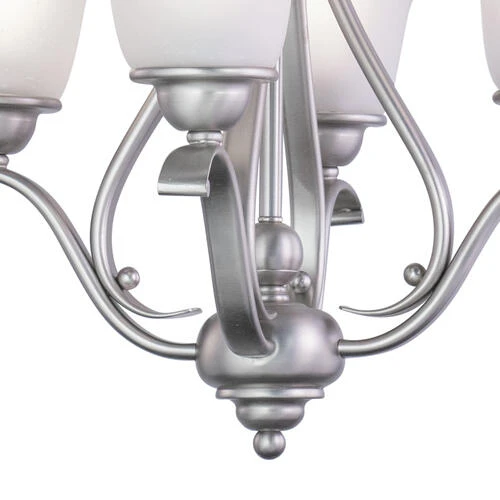 Coupon 🔔 Patriot Lighting® Monrovia Brushed Nickel 4 Light Chandelier ✔️ 6 Coupon 🔔 Patriot Lighting® Monrovia Brushed Nickel 4 Light Chandelier ✔️ - Image 4