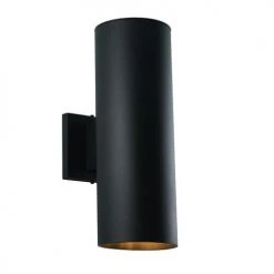 Best Sale ⌛ Patriot Lighting® Chiasso Textured Black 2-Light Outdoor Wall Light ⌛