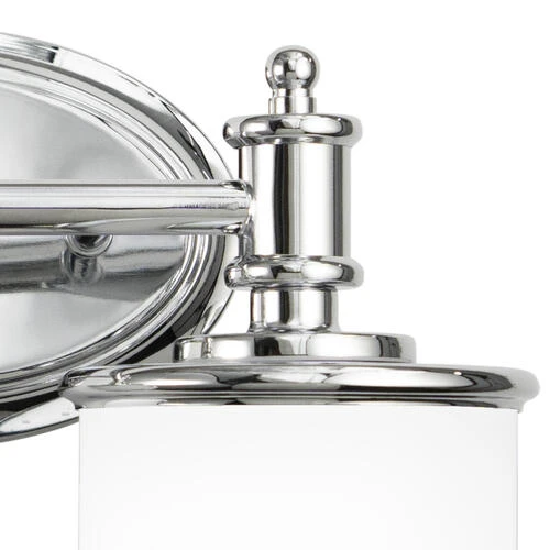 Hot Sale 🔥 Patriot Lighting® Carlisle Chrome 2 Light Vanity Light 😀 5 Hot Sale 🔥 Patriot Lighting® Carlisle Chrome 2 Light Vanity Light 😀 - Image 3