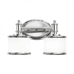 Hot Sale 🔥 Patriot Lighting® Carlisle Chrome 2 Light Vanity Light 😀