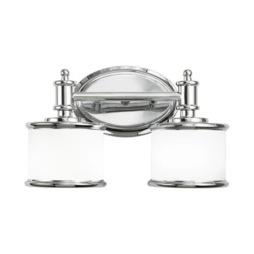 Hot Sale 🔥 Patriot Lighting® Carlisle Chrome 2 Light Vanity Light 😀 3 Hot Sale 🔥 Patriot Lighting® Carlisle Chrome 2 Light Vanity Light 😀