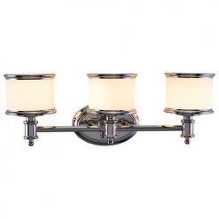 Buy ⭐ Patriot Lighting® Carlisle Chrome 3 Light Vanity Light 💯