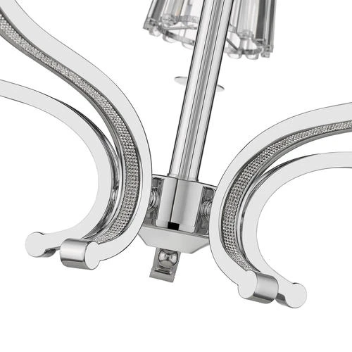 Cheapest 🥰 Patriot Lighting® Elegant Home Erida Chrome 5-Light Chandelier 👍 6 Cheapest 🥰 Patriot Lighting® Elegant Home Erida Chrome 5-Light Chandelier 👍 - Image 4