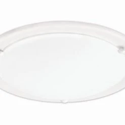 Deals ⌛ Patriot Lighting® Allison 13-1/2" Textured White Fluorescent Ceiling Light ⌛