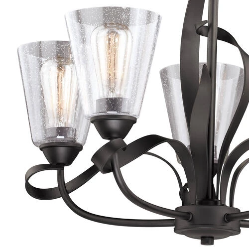 Hot Sale 🤩 Patriot Lighting® Cinta Oil Rubbed Bronze 5 Light Chandelier 👍 6 Hot Sale 🤩 Patriot Lighting® Cinta Oil Rubbed Bronze 5 Light Chandelier 👍 - Image 4