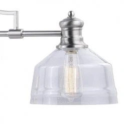 New 💯 Patriot Lighting® Beloit Satin Nickel 3 Light Chandelier 💯 -Patriot Lighting Sales H0221 3