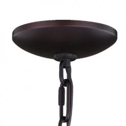 Hot Sale 🥰 Patriot Lighting® Georgetown Oil Burnised Bronze 6 Light Chandelier ❤️ -Patriot Lighting Sales H0236 1