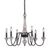 Hot Sale 🥰 Patriot Lighting® Georgetown Oil Burnised Bronze 6 Light Chandelier ❤️ -Patriot Lighting Sales H0236