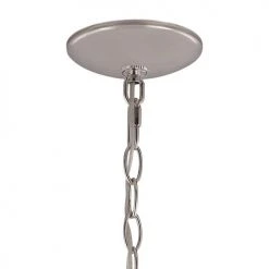 New 🛒 Patriot Lighting® Hoyne Polished Nickel 5 Light Chandelier ❤️ -Patriot Lighting Sales H0243 4