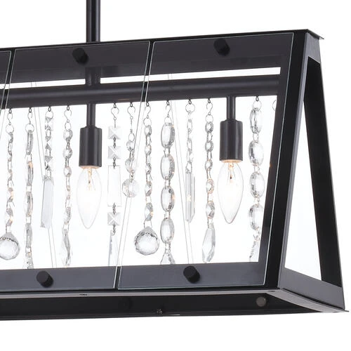 Promo 🤩 Patriot Lighting® Tremont Matte Black 5 Light Chandelier 🔔 4 Promo 🤩 Patriot Lighting® Tremont Matte Black 5 Light Chandelier 🔔 - Image 2