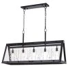 Promo 🤩 Patriot Lighting® Tremont Matte Black 5 Light Chandelier 🔔 -Patriot Lighting Sales H0244