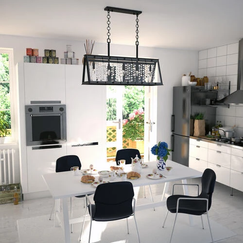 Promo 🤩 Patriot Lighting® Tremont Matte Black 5 Light Chandelier 🔔 8 Promo 🤩 Patriot Lighting® Tremont Matte Black 5 Light Chandelier 🔔 - Image 6