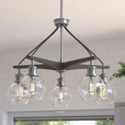 Best Sale ✔️ Patriot Lighting® Avondale Satin Nickel 5 Light Chandelier 🌟 14 Best Sale ✔️ Patriot Lighting® Avondale Satin Nickel 5 Light Chandelier 🌟 -Patriot Lighting Sales H0256 L2