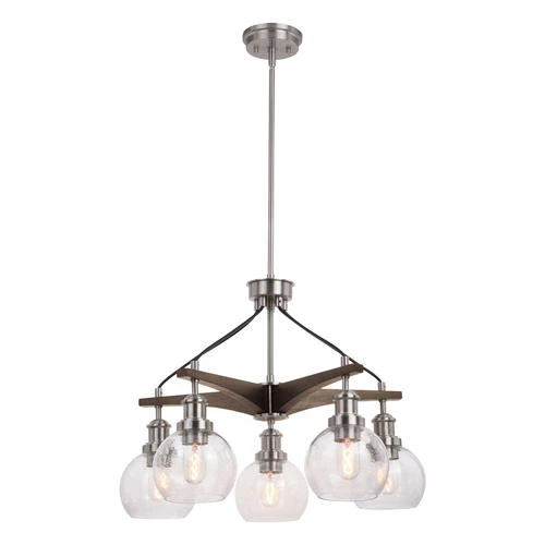 Best Sale ✔️ Patriot Lighting® Avondale Satin Nickel 5 Light Chandelier 🌟 3 Best Sale ✔️ Patriot Lighting® Avondale Satin Nickel 5 Light Chandelier 🌟