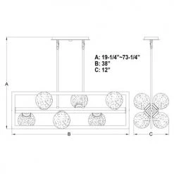 Outlet 🥰 Patriot Lighting® Bridgeview Oil Rubbed Bronze Chandelier ❤️ 17 Outlet 🥰 Patriot Lighting® Bridgeview Oil Rubbed Bronze Chandelier ❤️ -Patriot Lighting Sales H0257 DWG