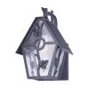 Promo ⭐ Patriot Lighting® Birdhouse Black Outdoor Wall Light 🧨 -Patriot Lighting Sales IOL504BK