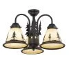 Deals 🔥 Patriot Lighting® Yosemite Burnished Bronze 2 Light Semi-Flush Mount Ceiling Light 🤩 -Patriot Lighting Sales LK55516BBZ C