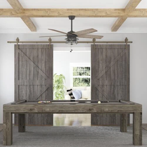 Coupon ⌛ Patriot Lighting™ Slade 52" Matte Black Indoor/Outdoor LED Ceiling Fan ❤️ 4 Coupon ⌛ Patriot Lighting™ Slade 52" Matte Black Indoor/Outdoor LED Ceiling Fan ❤️ - Image 2