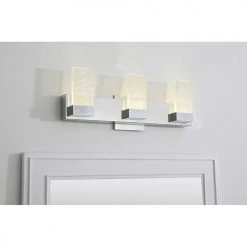 Discount ⌛ Patriot Lighting® Lico Polished Chrome 3-light LED Vanity Light 🎉 -Patriot Lighting Sales Lico Bottom