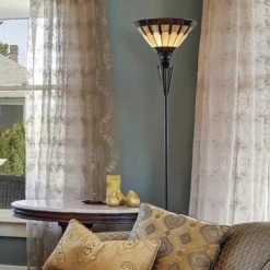 Flash Sale 🤩 Patriot Lighting® Denman Tiffany Style Torchiere Lamp 🔔 5 Flash Sale 🤩 Patriot Lighting® Denman Tiffany Style Torchiere Lamp 🔔 -Patriot Lighting Sales M12212 Lifestyle