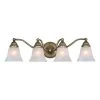 Best reviews of ⭐ Patriot Lighting® Standford Antique Brass 4 Light Vanity Light 🌟 -Patriot Lighting Sales M21V2260 Master